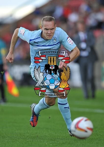 Chris Hussey in Action: Coventry City vs Crewe Alexandra, Npower League One, Gresty Road