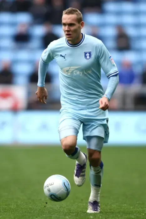 Framed Print : Chris Hussey in Action: Coventry City vs Peterborough United (2012) - Ricoh Arena