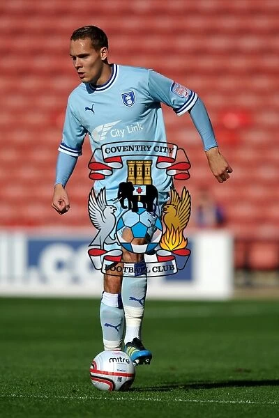 Chris Hussey of Coventry City in Action against Barnsley at Oakwell Stadium, Npower Football League Championship (1st October 2011)