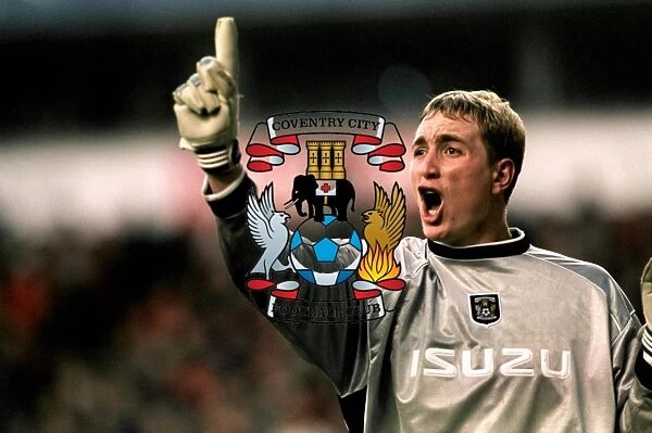 Chris Kirkland of Coventry City Faces Liverpool in FA Carling Premiership Showdown (12-11-2000)