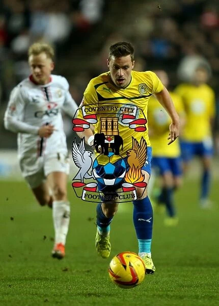 Chris Maguire in Action: Coventry City vs Milton Keynes Dons, Sky Bet League One, Stadium:MK (November 2013)