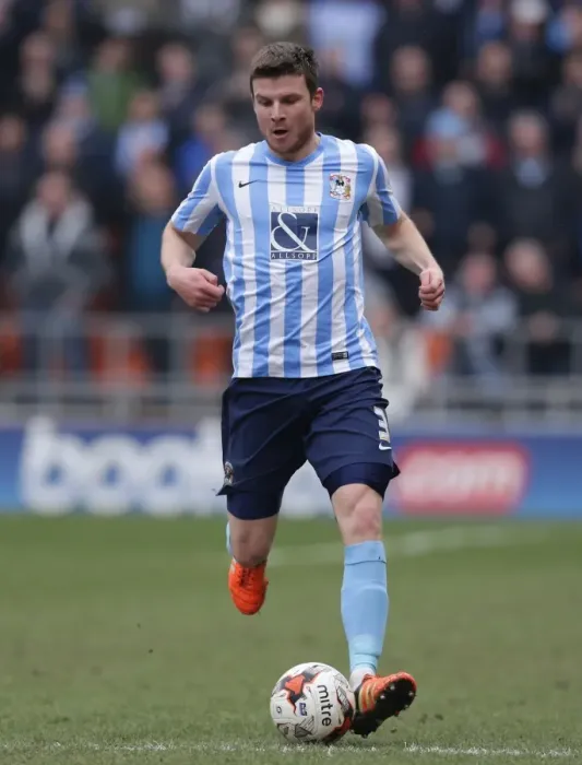 Framed Print : Chris Stokes in Action: Coventry City vs. Blackpool (Sky Bet League One, 2015-16) Framed Print : Chris Stokes in Action: Coventry City vs. Blackpool (Sky Bet League One, 2015-16)