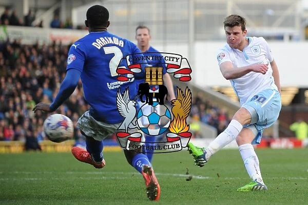 Chris Stokes Powerful Shot: Coventry City in Sky Bet League One Clash against Chesterfield at Proact Stadium
