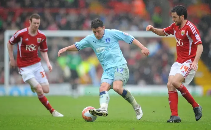 Framed Print : Clash at Ashton Gate: Pearson, Skuse vs. Deegan - Coventry City vs. Bristol City, Football League Championship (09-04-2012) Framed Print : Clash at Ashton Gate: Pearson, Skuse vs. Deegan - Coventry City vs. Bristol City, Football League Championship (09-04-2012)