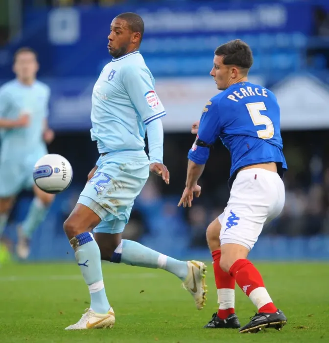 Framed Print : Clash at Fratton Park: Pearce vs. Platt - Coventry City's Intense Npower Championship Showdown with Portsmouth (December 3, 2011) Framed Print : Clash at Fratton Park: Pearce vs. Platt - Coventry City's Intense Npower Championship Showdown with Portsmouth (December 3, 2011)