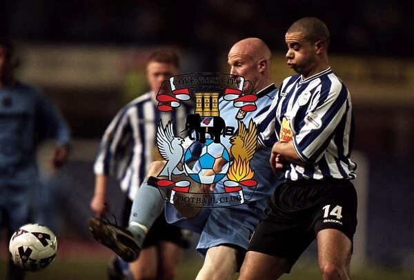 Clash at Hillsborough: Marlon Broomes vs. Lee Hughes in Coventry City's Battle with Sheffield Wednesday (Division One, 29-03-2002)