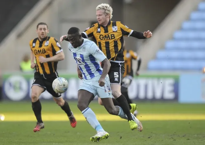 Framed Print : Clash at Ricoh Arena: Frank Nouble vs. Ryan McGivern - Sky Bet League One Rivalry Framed Print : Clash at Ricoh Arena: Frank Nouble vs. Ryan McGivern - Sky Bet League One Rivalry