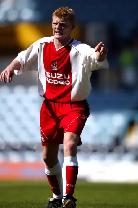 Framed Print : Claus Jorgensen in Action: Coventry City vs. Wolverhampton Wanderers (August 2, 2003) - Pre-Season Friendly at Highfield Road Framed Print : Claus Jorgensen in Action: Coventry City vs. Wolverhampton Wanderers (August 2, 2003) - Pre-Season Friendly at Highfield Road