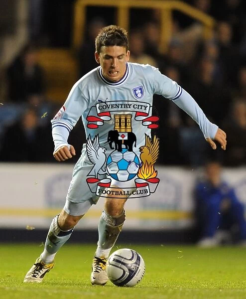 Cody McDonald Scores the Winning Goal for Coventry City Against Millwall in Npower Championship (1st November 2011)