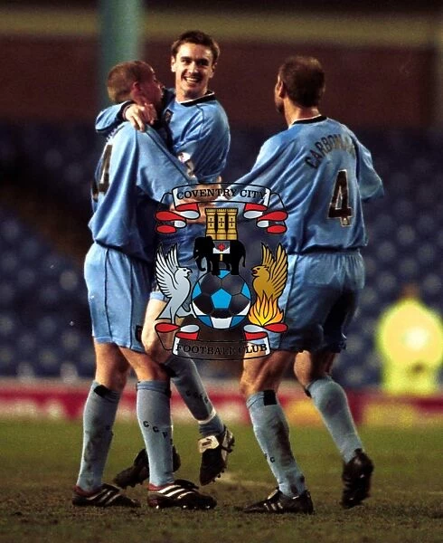 Colin Healy's Goal Celebration: Coventry City Stuns Sheffield Wednesday in Nationwide League Division One (29-03-2002)