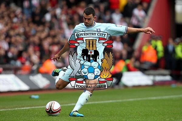 Connor Thomas vs Southampton: Coventry City's Battle in the Championship Clash at St. Mary's (28-04-2012)
