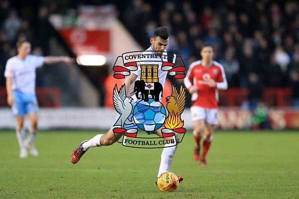 Conor Thomas and Coventry City Take On Walsall in FA Cup Third Round at Bescot Stadium