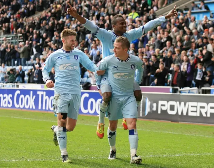 Framed Print : Coventry City FC: Gary McSheffrey's Epic Goal - Victory over Birmingham City (10-03-2012) Framed Print : Coventry City FC: Gary McSheffrey's Epic Goal - Victory over Birmingham City (10-03-2012)