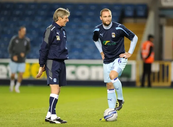 Framed Print : Coventry City FC: Harrison and McPake Prepare for Npower Championship Showdown at Millwall Framed Print : Coventry City FC: Harrison and McPake Prepare for Npower Championship Showdown at Millwall