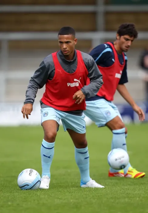Framed Print : Coventry City FC: Jordan Clarke in Action during Pre-Season Training at De Montfort Park