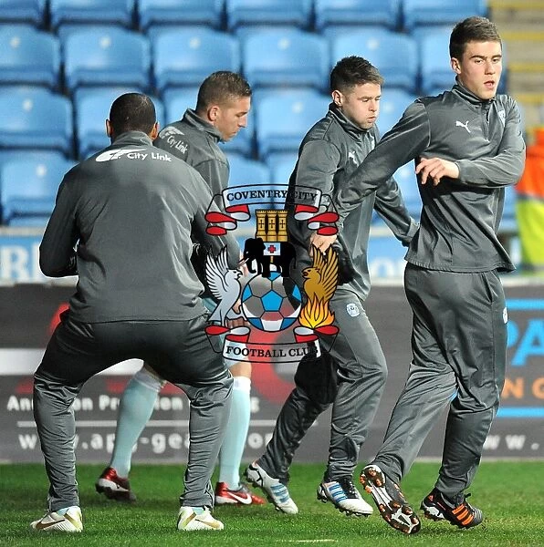 Coventry City FC: Joshua Ruffels and Team-Mates Gear Up for Coventry City vs. Leeds United (14-02-2012, Ricoh Arena)
