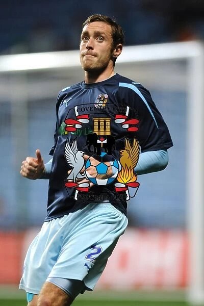 Coventry City FC: Richard Keogh in Pre-Match Warm-Up at Ricoh Arena vs Blackpool (Npower Championship, 27-09-2011)