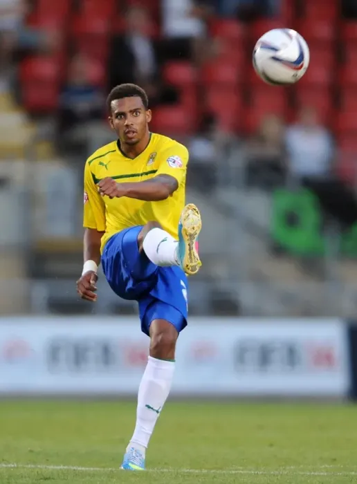Framed Print : Coventry City FC vs Leyton Orient: Cyrus Christie in Action - Capital One Cup First Round Showdown at Matchroom Stadium (August 6, 2013) Framed Print : Coventry City FC vs Leyton Orient: Cyrus Christie in Action - Capital One Cup First Round Showdown at Matchroom Stadium (August 6, 2013)