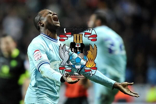Coventry City FC's Championship Victory: Alex Nimely's Euphoric Moment (14-02-2012)