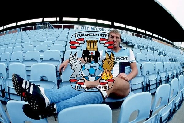 Coventry City Football Club at Highfield Road: Steve Hunt Amongst the New All-Seater Stadium Seats (Former Players)