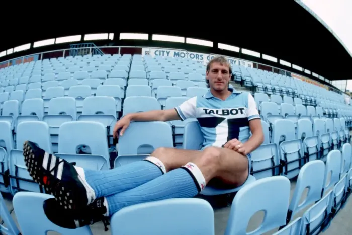 Framed Print : Coventry City Football Club at Highfield Road: Steve Hunt Amongst the New All-Seater Stadium Seats (Former Players) Framed Print : Coventry City Football Club at Highfield Road: Steve Hunt Amongst the New All-Seater Stadium Seats (Former Players)