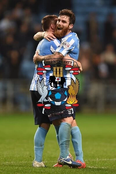 Coventry City Football Club: John Fleck and Romain Vincelot Celebrate Sky Bet League One Victory Over Peterborough United