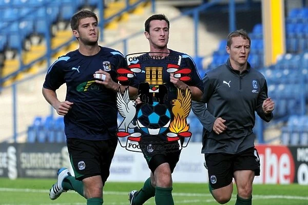 Coventry City Football Club: Pre-Match Warm-Up at Gigg Lane Ahead of Carling Cup Clash with Bury (August 09, 2011)