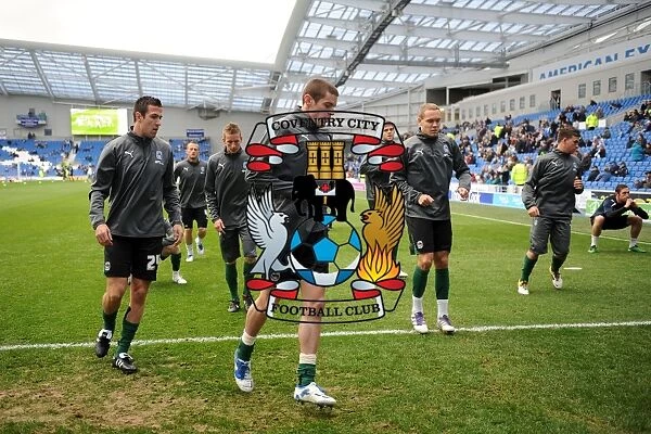 Coventry City Footballers Gear Up for Npower Championship Showdown against Brighton and Hove Albion at AMEX Stadium