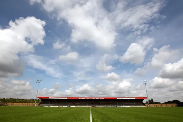 Framed Print : Coventry City at Hinckley United's De Montfort Park: Pre-Season Friendly