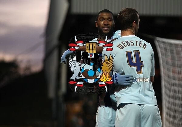 Coventry City: Johnson and Webster Celebrate Goal Against Port Vale in Sky Bet League One