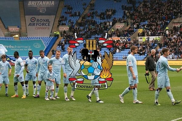 Coventry City Players Wave to Fans Before Npower Championship Match vs. Peterborough United (07-04-2012, Ricoh Arena)