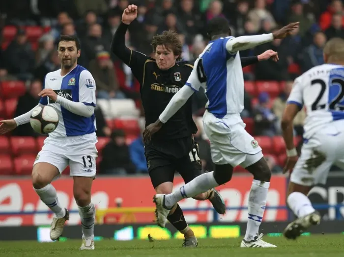 Framed Print : Coventry City vs. Blackburn Rovers: Aron Gunnarsson's Determined Struggle Against Christopher Samba in the FA Cup Fifth Round at Ewood Park Framed Print : Coventry City vs. Blackburn Rovers: Aron Gunnarsson's Determined Struggle Against Christopher Samba in the FA Cup Fifth Round at Ewood Park