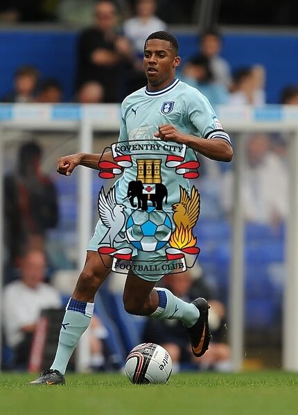 Coventry City vs Birmingham City: Cyrus Christie in Action - Npower Championship Match, August 13, 2011