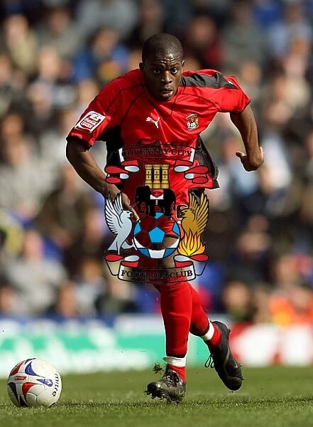 Coventry City vs Birmingham City: Isaac Osbourne in Action (01-04-2007, Coca-Cola Football League Championship)