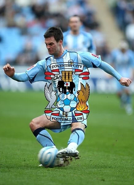Coventry City vs Birmingham City: Daniel Fox in Action at the Ricoh Arena - Championship Clash (February 21, 2009)