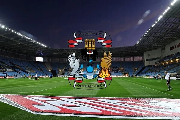 Coventry City vs. Blackpool: Championship Football Match at Ricoh Arena - Sunset Over the Stadium Interior (September 27, 2011)