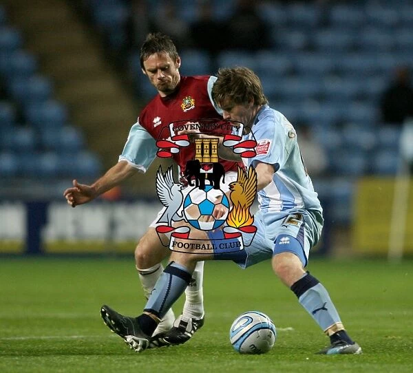 Coventry City vs Burnley: Clash of Championship Titans - Aron Gunnarsson vs Graham Alexander (21-10-2008, Ricoh Arena)