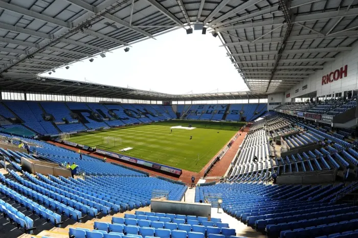 Framed Print : Coventry City vs Burnley: Npower Championship Showdown at Ricoh Arena