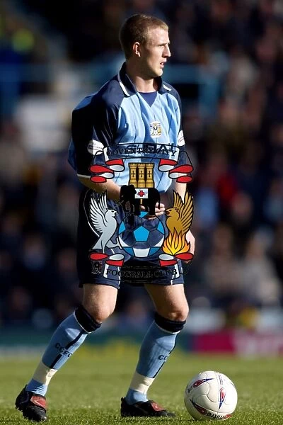 Coventry City vs Burnley: Peter Clarke in Action (March 13, 2004, Division One)