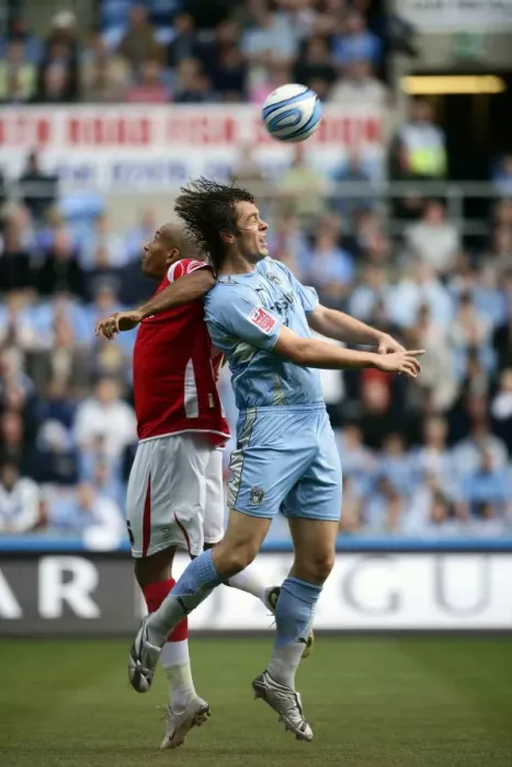 Framed Print : Coventry City vs Charlton Athletic: A Championship Battle - Elliott Ward vs Chris Iwelumo at Ricoh Arena (2007) Framed Print : Coventry City vs Charlton Athletic: A Championship Battle - Elliott Ward vs Chris Iwelumo at Ricoh Arena (2007)