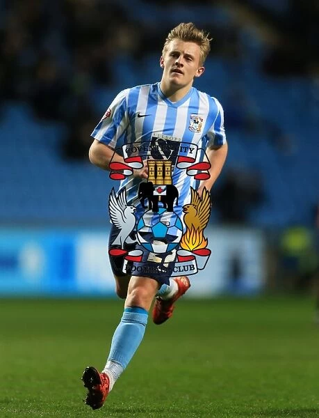 Coventry City vs Colchester United in Sky Bet League One at Ricoh Arena: George Thomas in Action