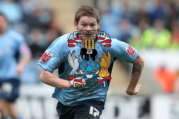 Coventry City vs Derby County: Aron Gunnarsson at Ricoh Arena - Championship Clash (03-04-2010)