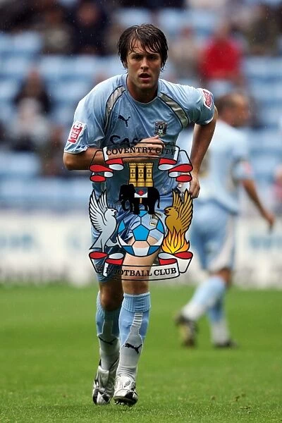 Coventry City vs Hull City: Elliott Ward in Action at the Ricoh Arena - Championship Match (August 18, 2007)
