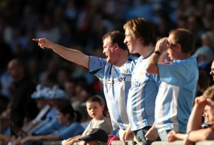 Framed Print : Coventry City vs Middlesbrough: Passionate Fans in the Stands - Ricoh Arena, Championship Framed Print : Coventry City vs Middlesbrough: Passionate Fans in the Stands - Ricoh Arena, Championship