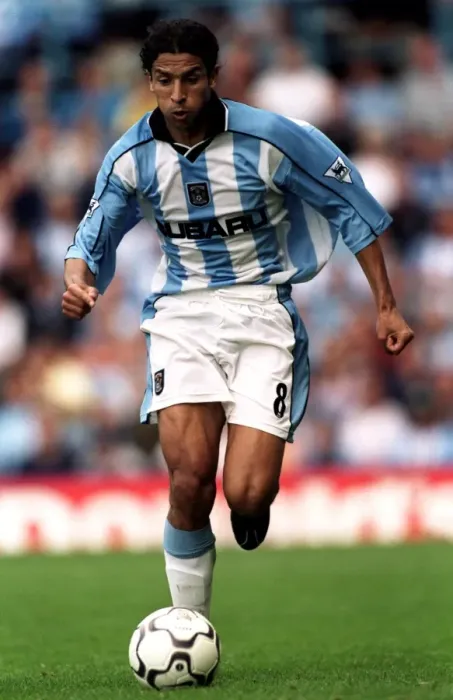 Framed Print : Coventry City vs Middlesbrough: Youssef Chippo in Action (Premier League, 19-08-2000) Framed Print : Coventry City vs Middlesbrough: Youssef Chippo in Action (Premier League, 19-08-2000)