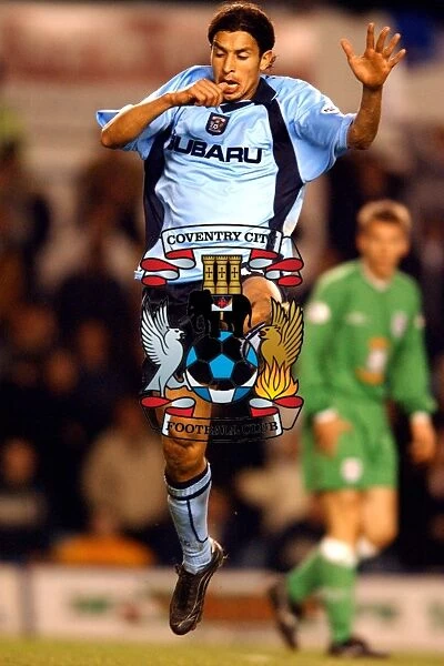 Coventry City vs Millwall: Youssef Chippo's Determination in Nationwide League Division One (12-04-2002)