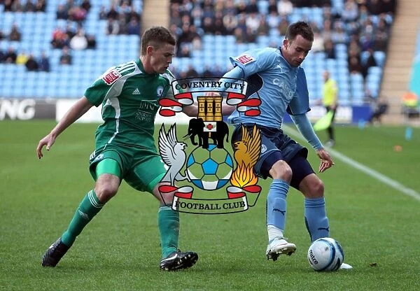 Coventry City vs. Peterborough United: Championship Clash at Ricoh Arena - McIndoe vs. Coutts (December 2009)
