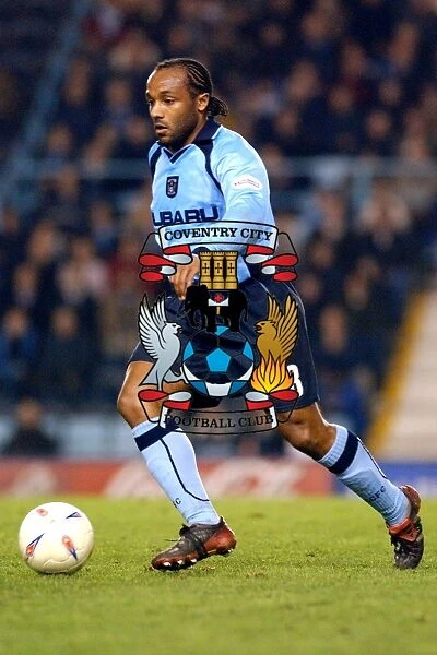 Coventry City vs Portsmouth: Julian Joachim's Determined Performance in Nationwide Division One (19-03-2003)