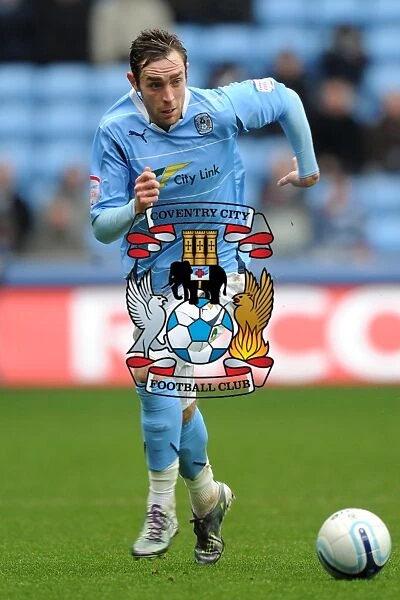 Coventry City vs Queens Park Rangers: Richard Keogh in Action at the Ricoh Arena (Npower Championship, 28-12-2010)