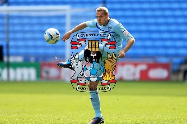 Coventry City vs Stevenage: Npower League One Showdown at Ricoh Arena - Chris Hussey in Action